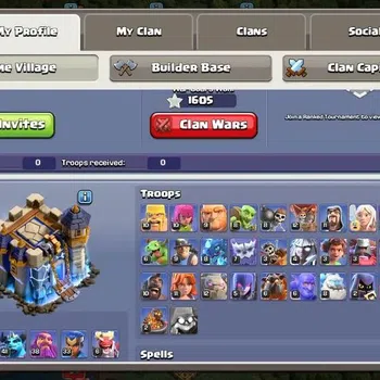 Clash of Clans Accounts High-End Global |TH 18-BH 10|LVL 221| AQ 65 ,MP 41 ,GW 38 ,RC 33 ,BK 57,DD 6|BM 34|Limited Skin BK