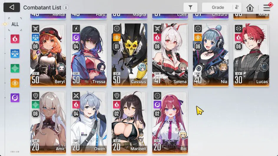 Chaos Zero Nightmare Accounts GLOBAL Lv 41| 4k Cry| 11 SSR [VeronicaM4,KayronM2,HugoM1,Sereniel,Chizuru,Haru,Rin,etc] + 6 M6 4