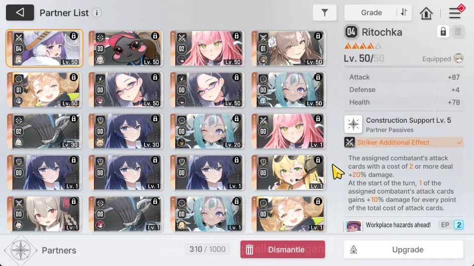 Chaos Zero Nightmare Accounts GLOBAL Lv 41| 4k Cry| 11 SSR [VeronicaM4,KayronM2,HugoM1,Sereniel,Chizuru,Haru,Rin,etc] + 6 M6 9