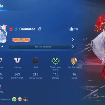 Honor of Kings Accounts Rare Skin Global|110H 96S|Blessed Charlotte|Legend Li Xin|SXD Hou