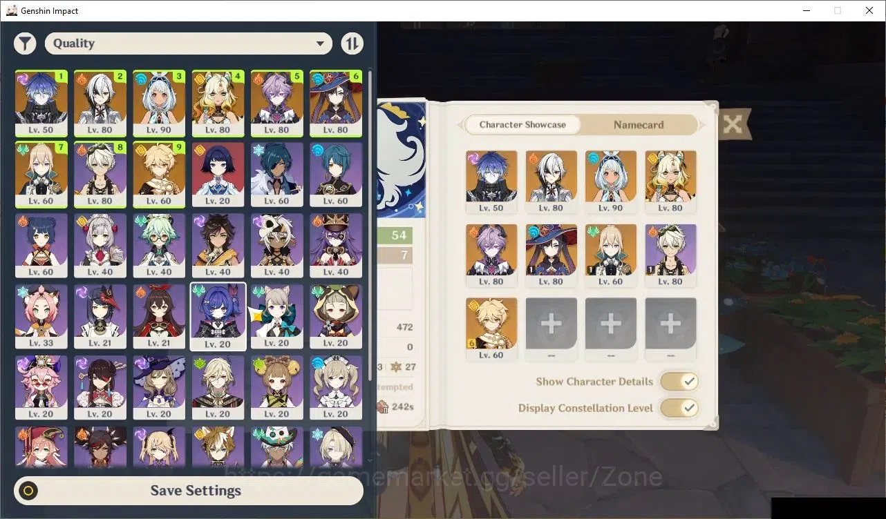 Genshin Impact Accounts Others ASIA|AR 54|5 Limited CHAR+ 7 5*Star Weapon|Flins, Mualani+Sign, Durin+Sign, Xilonen, Arle|Low 2