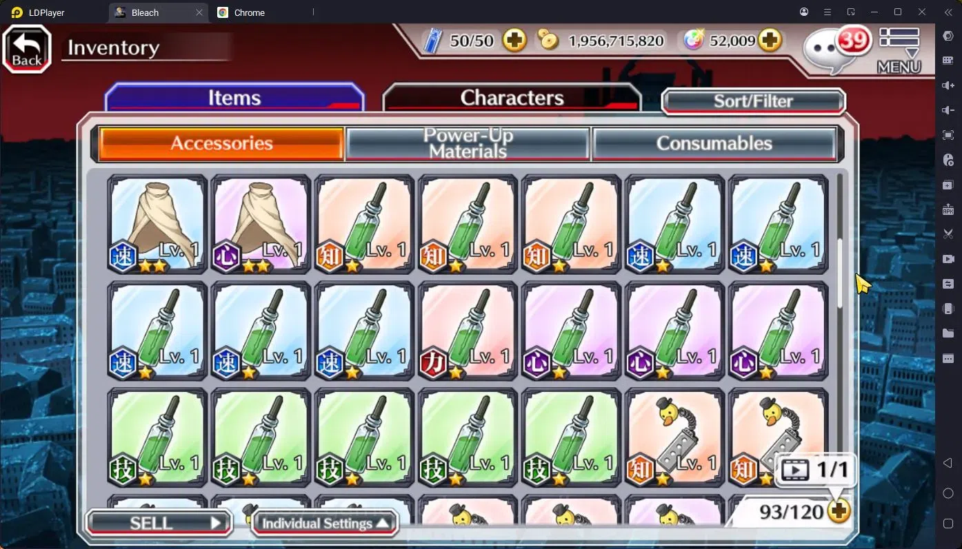 Bleach: Brave Souls Accounts Starter GLOBAL |52K ORB|IchigoDreamTeam,Rukia10th,Ichigo10th,Byakuya 11