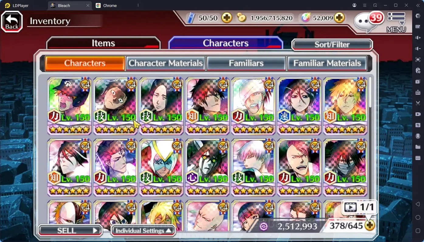 Bleach: Brave Souls Accounts Starter GLOBAL |52K ORB|IchigoDreamTeam,Rukia10th,Ichigo10th,Byakuya 16