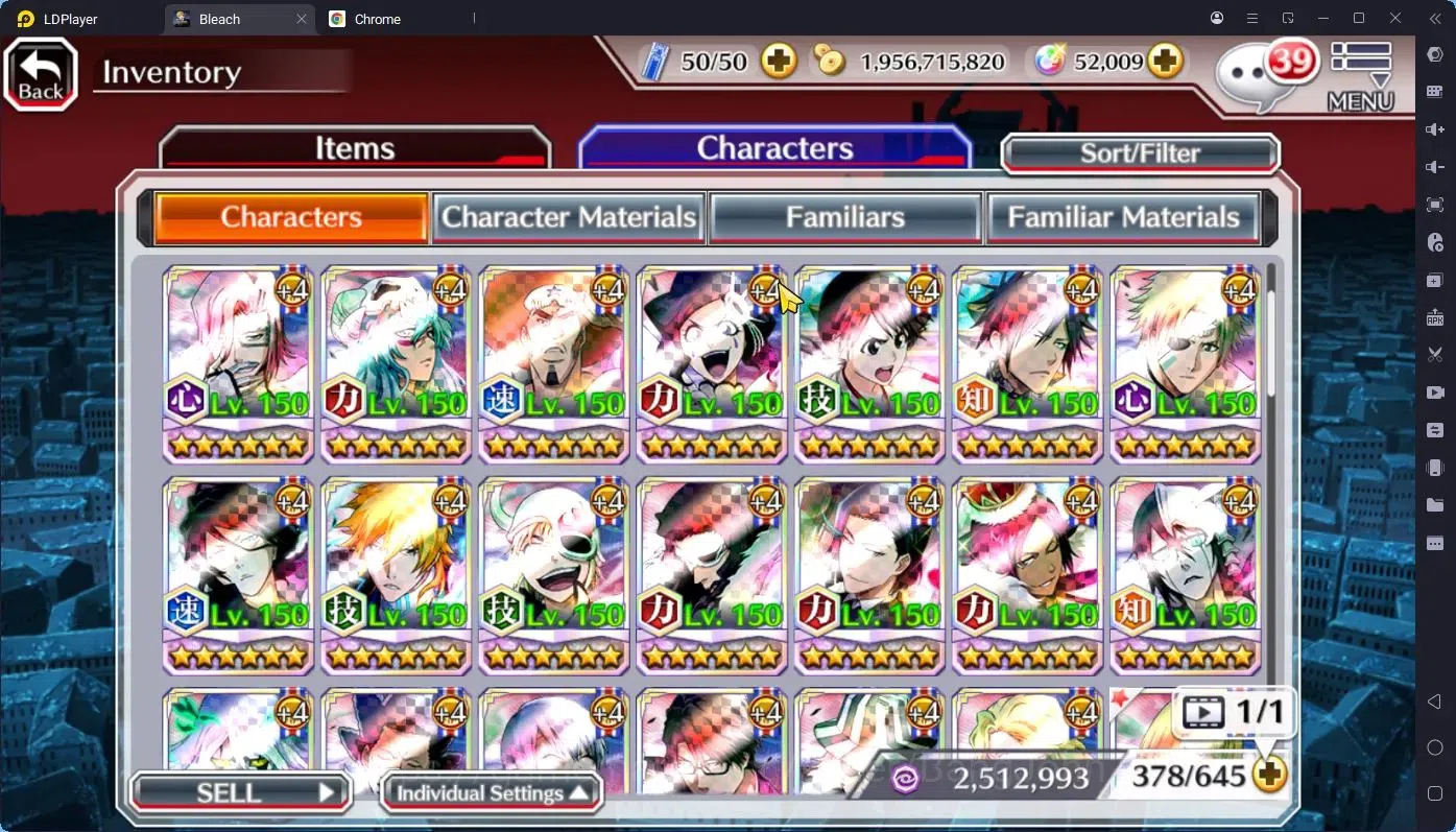 Bleach: Brave Souls Accounts Starter GLOBAL |52K ORB|IchigoDreamTeam,Rukia10th,Ichigo10th,Byakuya 18