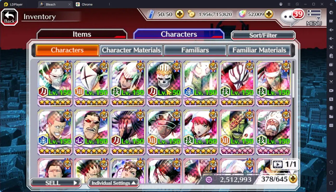 Bleach: Brave Souls Accounts Starter GLOBAL |52K ORB|IchigoDreamTeam,Rukia10th,Ichigo10th,Byakuya 20