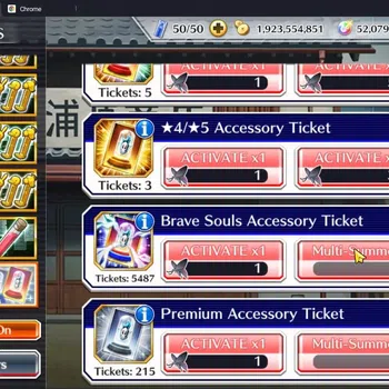 Bleach: Brave Souls Accounts Starter GLOBAL |52K ORB|IchigoDreamTeam,Rukia10th,Ichigo10th,Byakuya