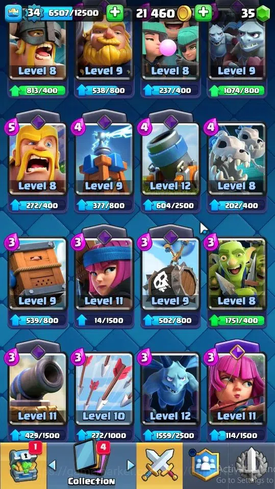Clash Royale Accounts Lv 34|Trophy 6158|KTL 12|Limited Skin|Card 116|2 H image 10
