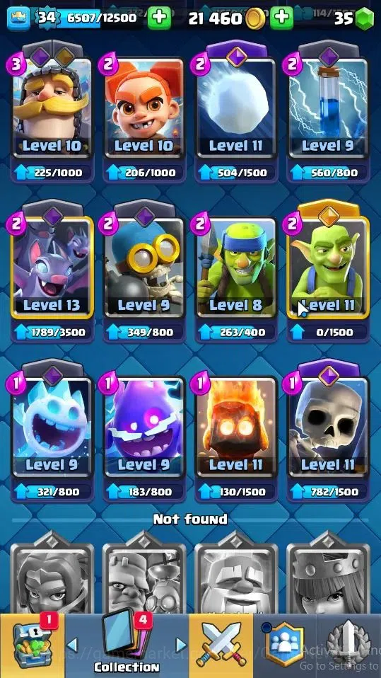 Clash Royale Accounts Lv 34|Trophy 6158|KTL 12|Limited Skin|Card 116|2 H image 11