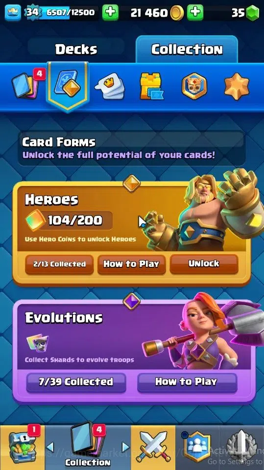 Clash Royale Accounts Lv 34|Trophy 6158|KTL 12|Limited Skin|Card 116|2 H image 12