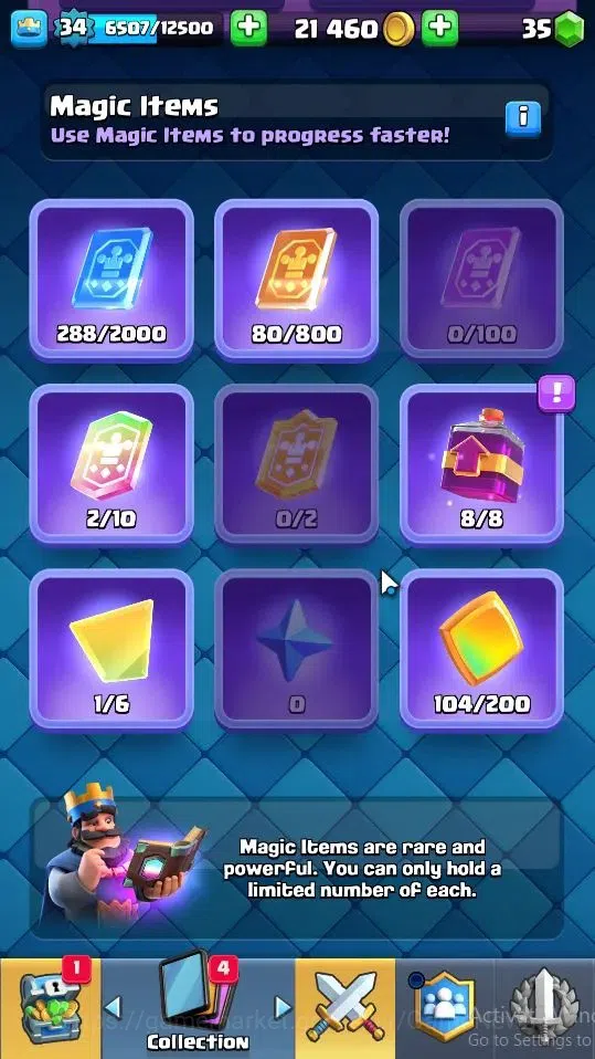 Clash Royale Accounts Lv 34|Trophy 6158|KTL 12|Limited Skin|Card 116|2 H image 14
