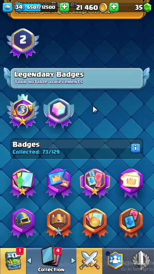 Clash Royale Accounts Lv 34|Trophy 6158|KTL 12|Limited Skin|Card 116|2 H image 17
