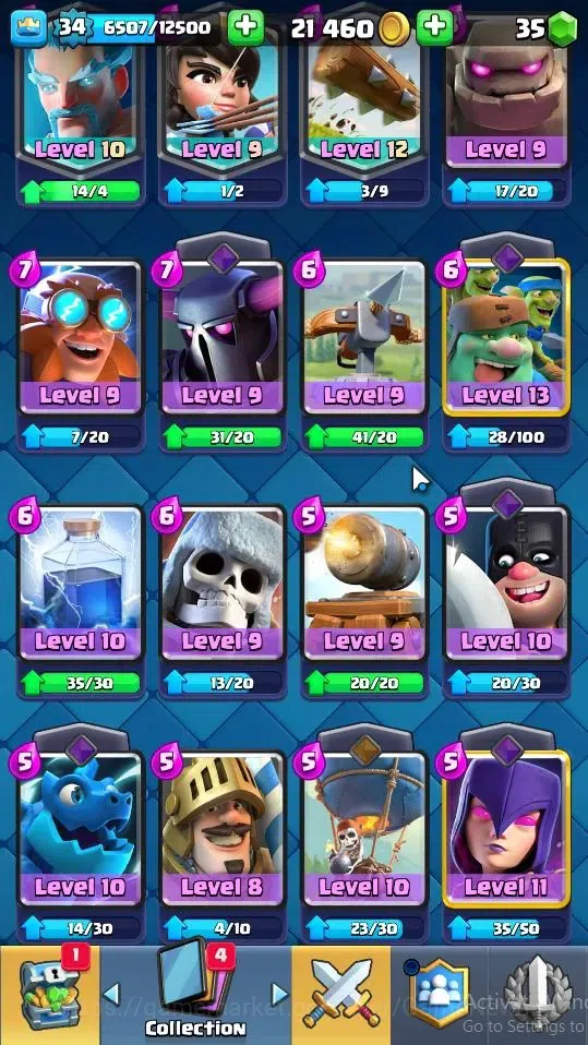 Clash Royale Accounts Lv 34|Trophy 6158|KTL 12|Limited Skin|Card 116|2 H image 6