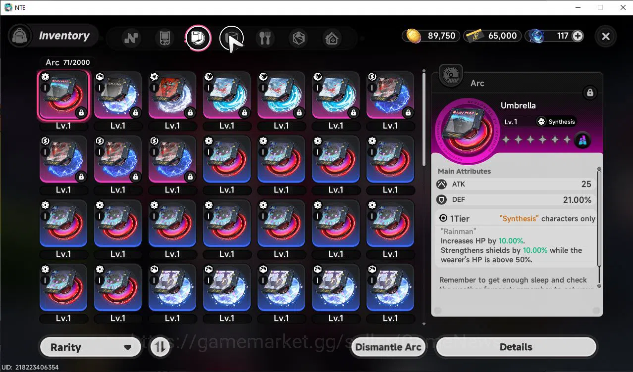 Neverness to Everness Accounts GLOBAL EU|HL 3|1 SSR Limited Nanally + 3 SR [Edgar image 6