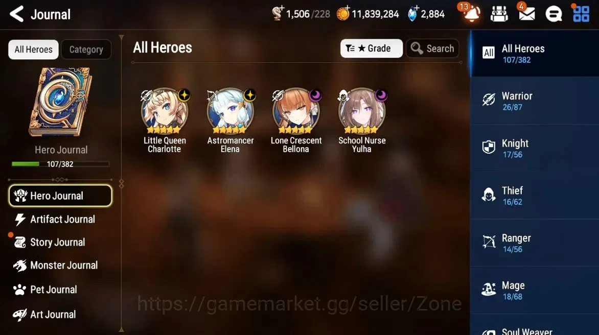 Epic Seven Accounts Starter Global Unverif|starter|4ML(LC Bellona,SN Yulha, etc)|PoH ON|TheaterON|CekSS|Stove(ES778Z) 2
