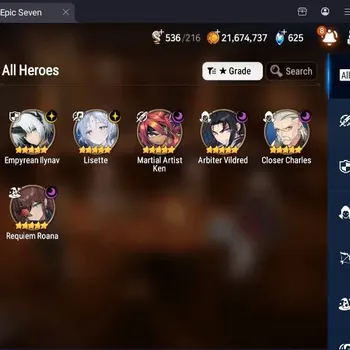 Epic Seven Accounts Starter Global Unverif|Best Starter 6 ML(MA Ken,Lisette,E.Ilynav,R.Roana,A.Vildred,Etc.)|PoH+Bless