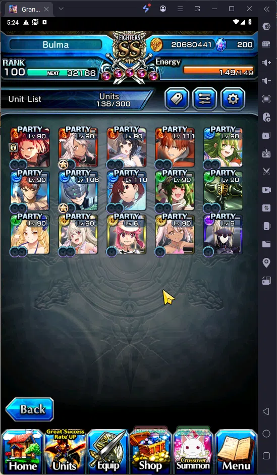 Grand Summoners Accounts GLOBAL | Ascend 15 | Houka TW | Momo Tw ~ GS008B image 3