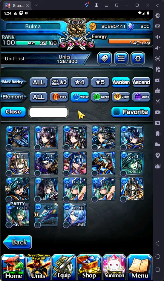 Grand Summoners Accounts GLOBAL | Ascend 15 | Houka TW | Momo Tw ~ GS008B image 5