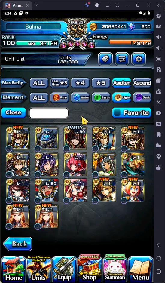 Grand Summoners Accounts GLOBAL | Ascend 15 | Houka TW | Momo Tw ~ GS008B image 7