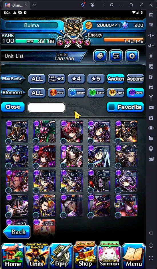Grand Summoners Accounts GLOBAL | Ascend 15 | Houka TW | Momo Tw ~ GS008B image 8