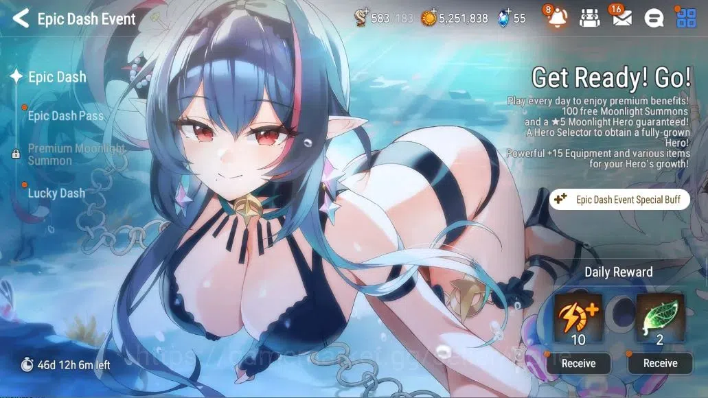 Epic Seven Accounts Starter Global|Starter|1M(CLilias)+Tenebria,Sigret,Estelle|PoH+Bless ON|5.2M Gold|333 CB|Energy 7