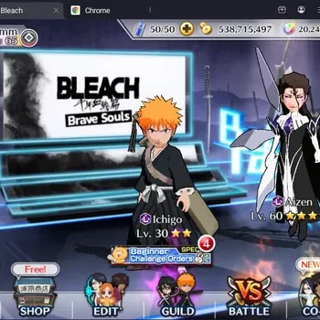 Bleach: Brave Souls Accounts Mid-Tier Global |11K BP+20K Orb|Mid Game|Ichigo Renewed|Retsu Christmas 24|KlabID|Check SS