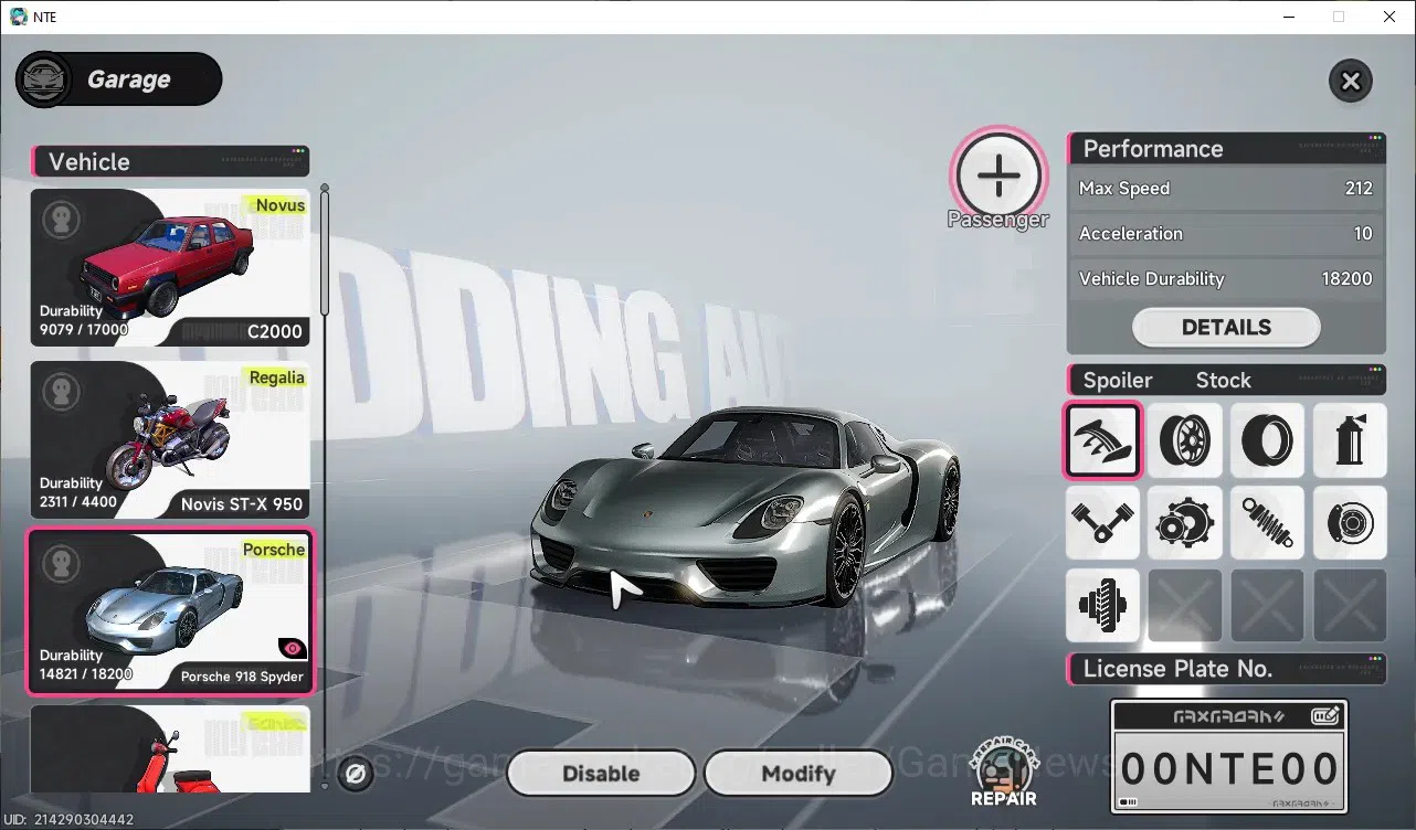 Neverness to Everness Accounts Global SEA|HL40|TL26|6 S-Class 2 Limit[Shinku,Lacrimosa A1]|2 SelectorBox|Porsche|3 16