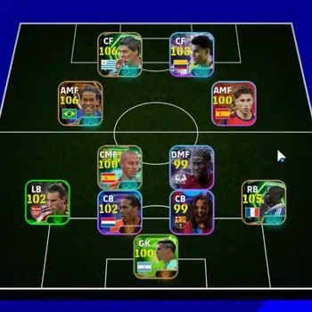 eFootball Accounts Legends & Iconic Players Android|Big Time Ronaldinho Gaucho|Epic Luis Suarez,Lilian