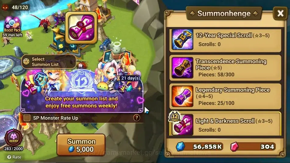 Summoners War: Sky Arena Accounts GLOBAL Lv 57|1 LD[Veronica]|14 Total NB5[Layla,Che image 12