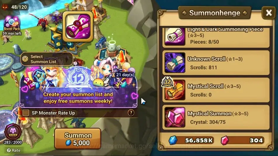 Summoners War: Sky Arena Accounts GLOBAL Lv 57|1 LD[Veronica]|14 Total NB5[Layla,Che image 13