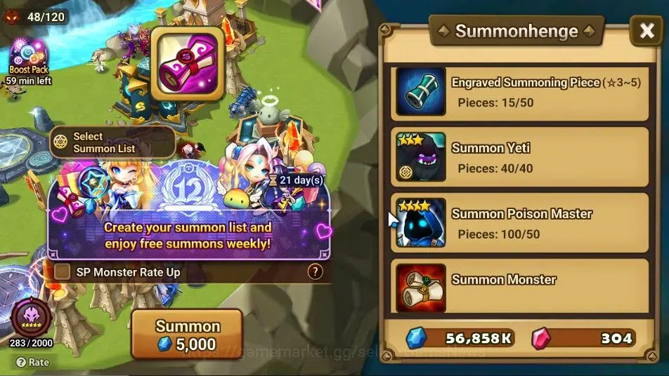 Summoners War: Sky Arena Accounts GLOBAL Lv 57|1 LD[Veronica]|14 Total NB5[Layla,Che image 15