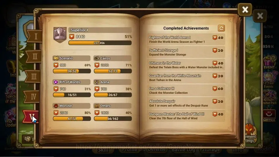 Summoners War: Sky Arena Accounts GLOBAL Lv 57|1 LD[Veronica]|14 Total NB5[Layla,Che image 7