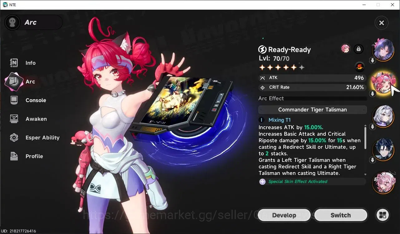 Neverness to Everness Accounts GLOBAL SEA|HL 50|TL 39|8 SSR 3 Limited [(Hotori,Nanally)+Outfit,Chaos]+Sign|Porsche 918 10