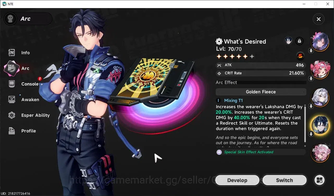Neverness to Everness Accounts GLOBAL SEA|HL 50|TL 39|8 SSR 3 Limited [(Hotori,Nanally)+Outfit,Chaos]+Sign|Porsche 918 11