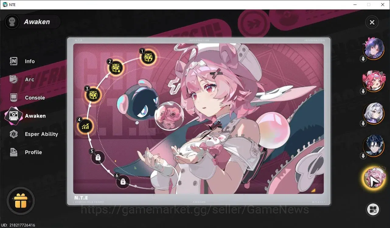 Neverness to Everness Accounts GLOBAL SEA|HL 50|TL 39|8 SSR 3 Limited [(Hotori,Nanally)+Outfit,Chaos]+Sign|Porsche 918 16