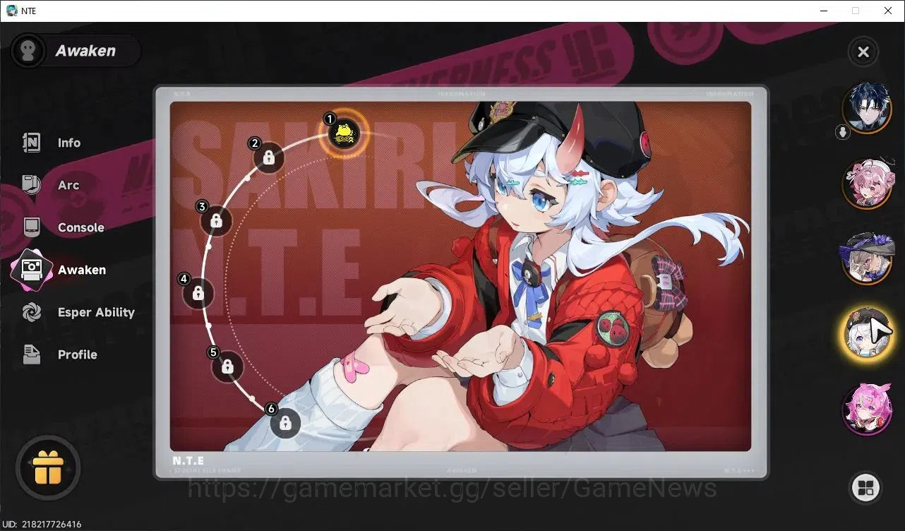 Neverness to Everness Accounts GLOBAL SEA|HL 50|TL 39|8 SSR 3 Limited [(Hotori,Nanally)+Outfit,Chaos]+Sign|Porsche 918 17