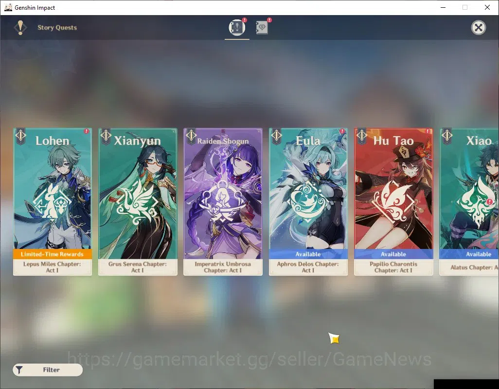 Genshin Impact Accounts ASIA|AR 45 Can Ascend|4 Limited + 1(*5Weap)|Nicole image 16
