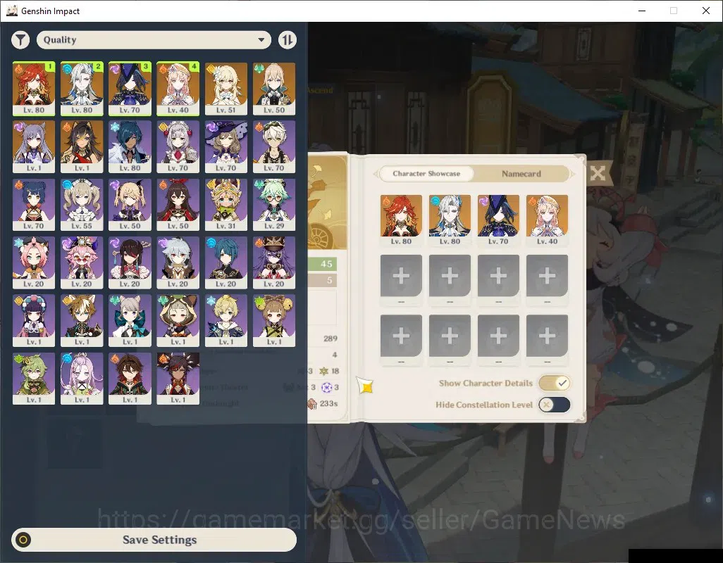 Genshin Impact Accounts ASIA|AR 45 Can Ascend|4 Limited + 1(*5Weap)|Nicole image 2