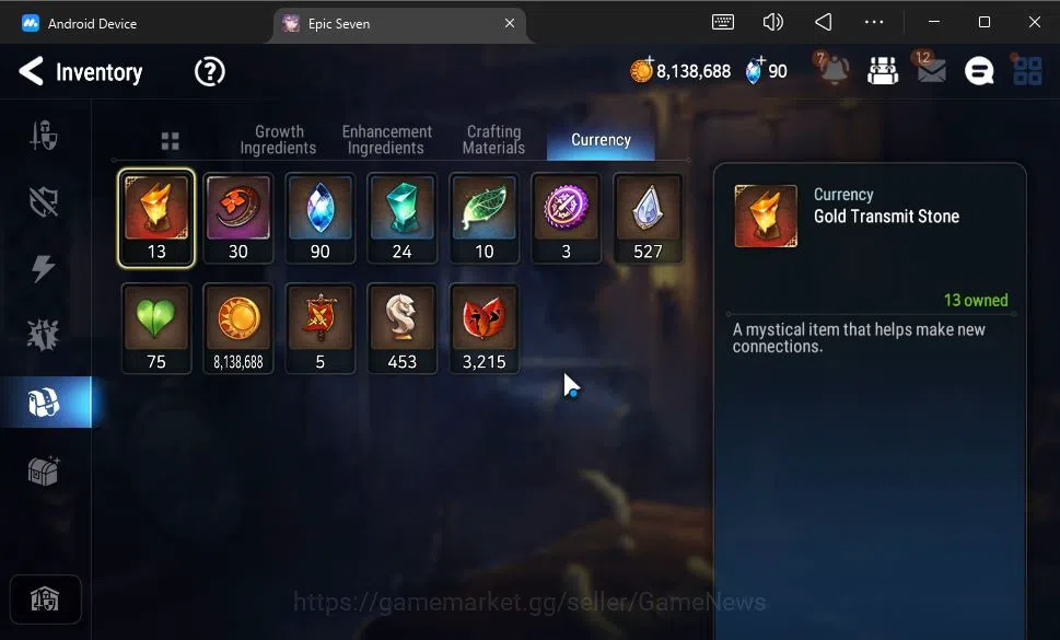 Epic Seven Accounts GLOBAL Unverif|NewEra|4 ML(E Ilynav,Belian,Specime image 11