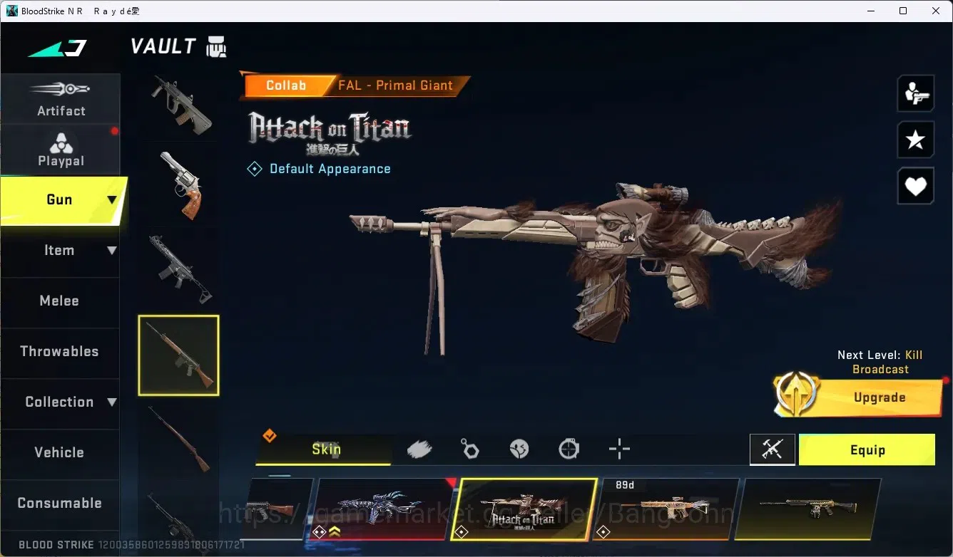 Blood Strike Accounts ASIA | 1 EVO: FAL | 2 AOT GUN | 2 TR GUN | 8 ULTRA image 11
