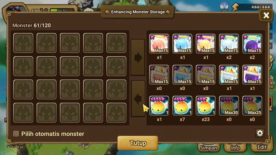 Summoners War: Sky Arena Accounts Mid-Game ASIA|Lv 98|2 LD [Asima,Jaduel and Aepiah]|33+ NB5[Laika,Bolverk,Etc]+71 14