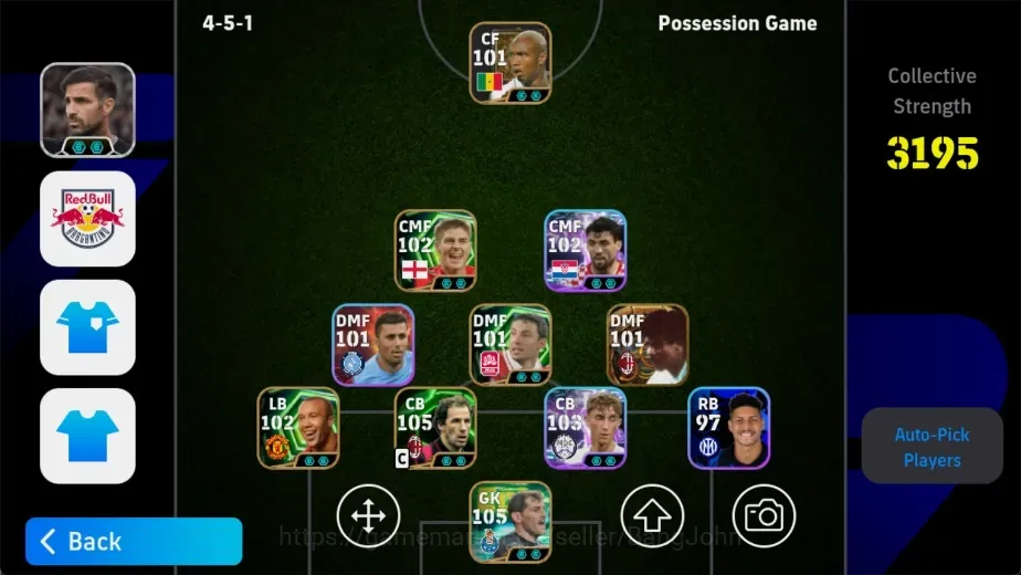 eFootball Accounts High-End Mobile|PW 3195|BigT Frank Rijkaard|Epic Franco Baresi,Bebeto,Ribery|SHWT Kaoru Mitoma,Brahim 1
