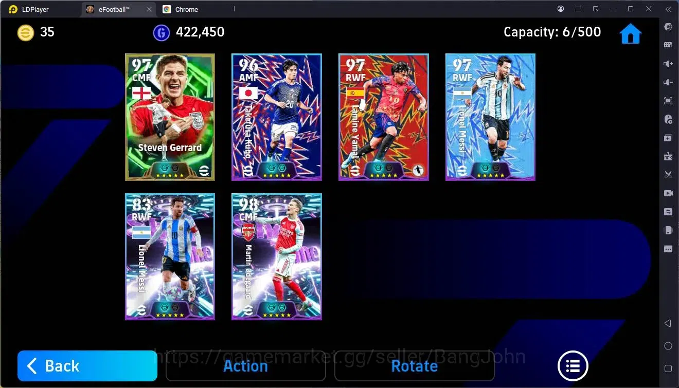 eFootball Accounts Mobile|PW 3062|Epic Gerrard|Showtime Kubo,Yamal,Me image 3