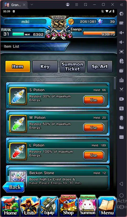 Grand Summoners Accounts Global |Ascend 10 | Kirisame TW,Charlotte,Menas,Su image 2