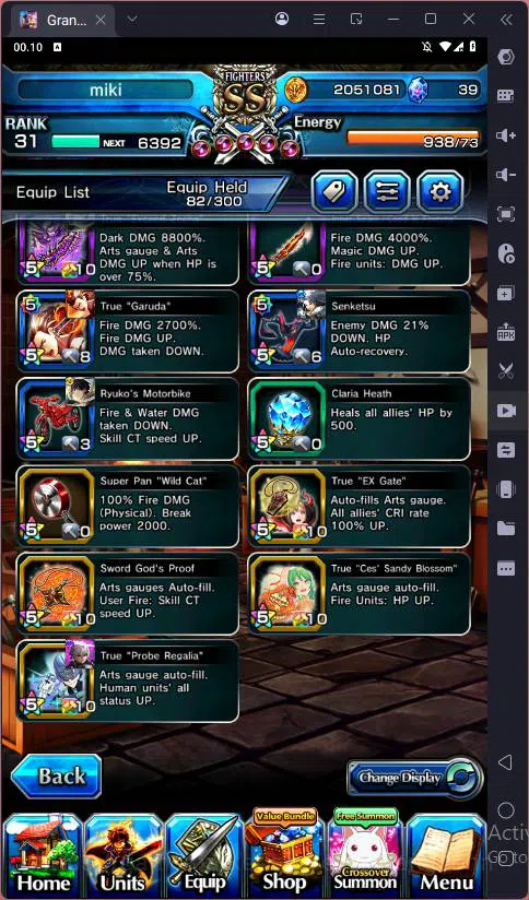 Grand Summoners Accounts Global |Ascend 10 | Kirisame TW,Charlotte,Menas,Su image 4