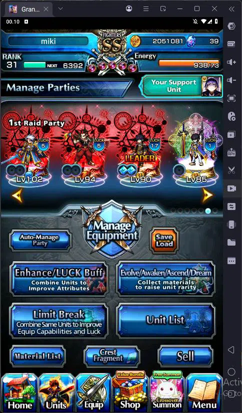 Grand Summoners Accounts Global |Ascend 10 | Kirisame TW,Charlotte,Menas,Su image 5