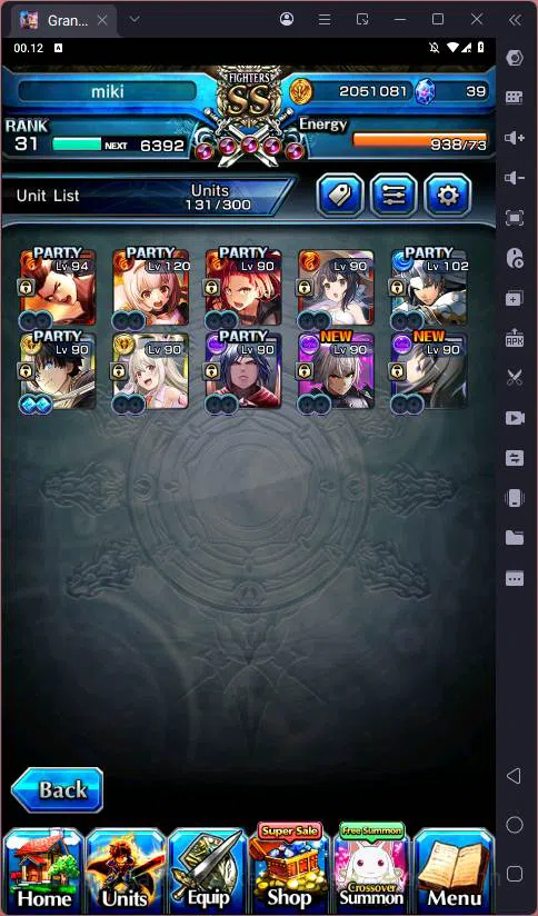 Grand Summoners Accounts Global |Ascend 10 | Kirisame TW,Charlotte,Menas,Su image 6
