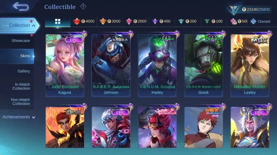 Mobile Legends: Bang Bang Accounts Global|Skin 112|Expert V|Collector Natalia,P.A.C.E image 7