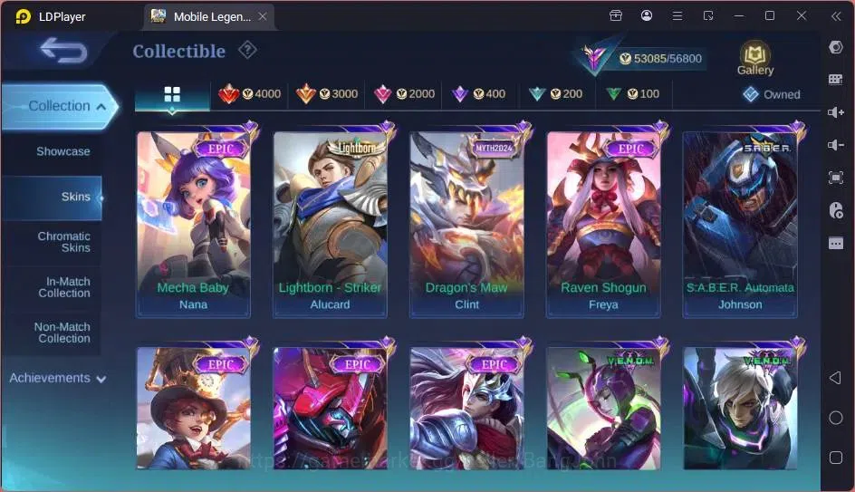 Mobile Legends: Bang Bang Accounts Global|Hero 113|Skin 210|Renowned|KOF Karina+AOT F image 8
