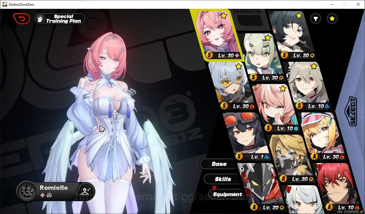 Zenless Zone Zero Accounts Starter Asia|IK 40|S1 Ch3|4 Limit(Remielle,Sunna,Jane Doe+Sign,Zhao)+3 STD Grace,Rina,S11|2S 1