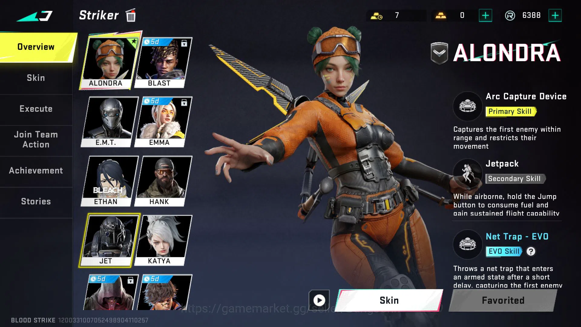 Blood Strike Accounts ASIA | Collab AK47 - Sacred Axe Ritta, Limited AR9 image 4